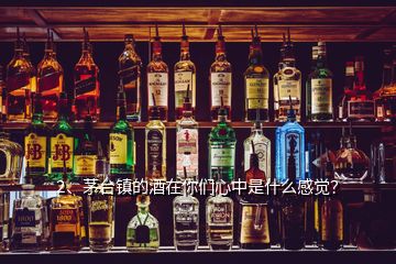 2、茅臺(tái)鎮(zhèn)的酒在你們心中是什么感覺(jué)？