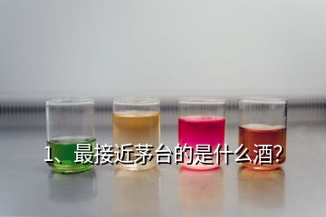 1、最接近茅臺(tái)的是什么酒？