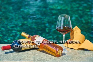 2、感覺貴州茅臺鎮(zhèn)很多好的醬香酒，諸多好酒的后面，真正的釀酒師有哪些？