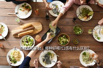 3、五糧液和茅臺(tái)，哪種好喝?口感有什么區(qū)別？