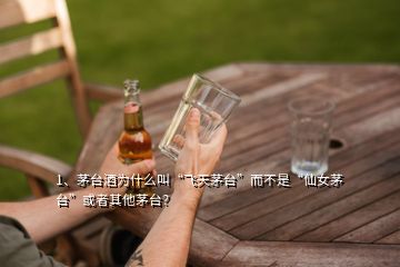 1、茅臺酒為什么叫“飛天茅臺”而不是“仙女茅臺”或者其他茅臺？