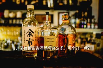 1、茅臺鎮(zhèn)醬香酒品牌這么多，哪個好一點？