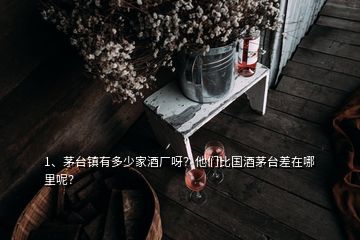 1、茅臺(tái)鎮(zhèn)有多少家酒廠呀？他們比國(guó)酒茅臺(tái)差在哪里呢？