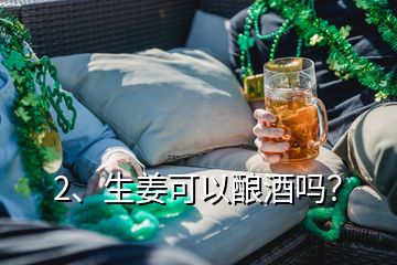 2、生姜可以釀酒嗎？