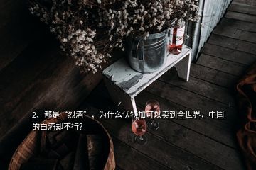 2、都是“烈酒”，為什么伏特加可以賣到全世界，中國(guó)的白酒卻不行？