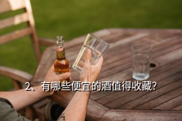 2、有哪些便宜的酒值得收藏？