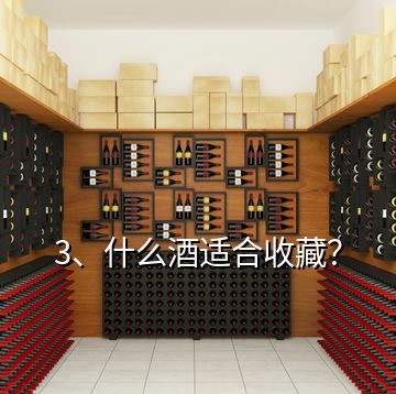 3、什么酒適合收藏？