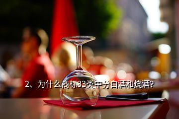 2、為什么商標33類中分白酒和燒酒？