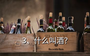 3、什么叫酒？