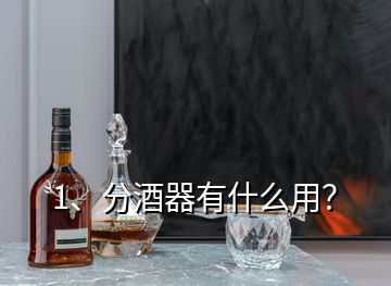 1、分酒器有什么用？