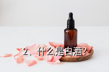 2、什么是白酒？