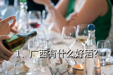 1、廣西有什么好酒？