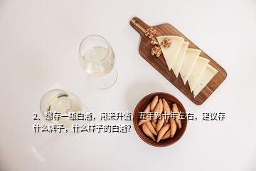 2、想存一瓶白酒，用來(lái)升值，五年到十年左右，建議存什么牌子，什么樣子的白酒？