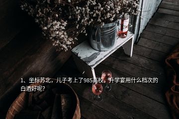 1、坐標(biāo)蘇北，兒子考上了985高校，升學(xué)宴用什么檔次的白酒好呢？