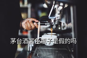 茅臺(tái)酒醬色瓶子是假的嗎