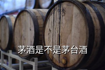 茅酒是不是茅臺(tái)酒