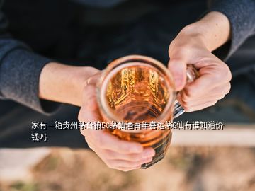 家有一箱貴州茅臺(tái)鎮(zhèn)50茅仙酒百年喜運(yùn)茅6仙有誰知道價(jià)錢嗎