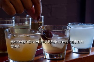 貴州茅臺酒53度500ml寫中外馳名貴州茅臺酒 白色瓷瓶 紅色鐵瓶