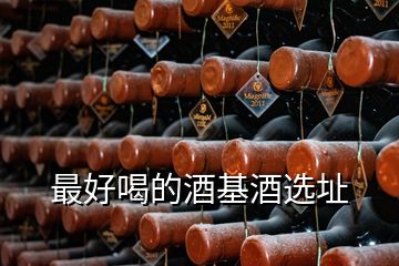 最好喝的酒基酒選址