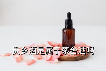 貴鄉(xiāng)酒是屬于茅臺酒嗎