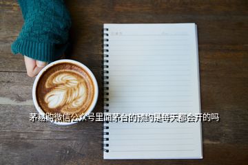 茅易購微信公眾號(hào)里面茅臺(tái)的預(yù)約是每天都會(huì)開的嗎