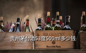 貴州茅臺(tái)酒53度500ml多少錢