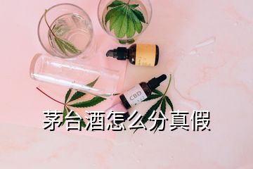 茅臺酒怎么分真假