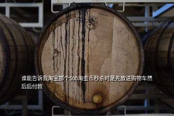 誰能告訴我淘寶那個500淘金幣秒殺時是先放進購物車然后后付款