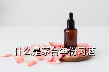 什么是茅臺(tái)年份習(xí)酒