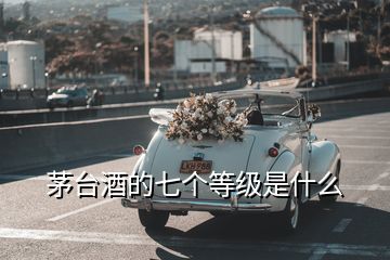 茅臺(tái)酒的七個(gè)等級(jí)是什么