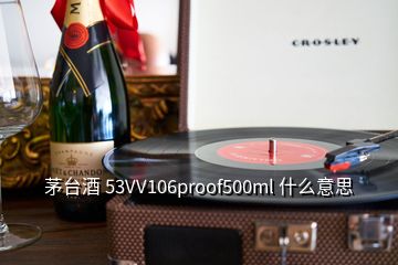 茅臺酒 53VV106proof500ml 什么意思