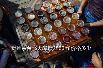 貴州茅臺飛天53度2500ml價格多少