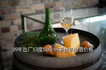 99年出廠53度500cm茅臺年份酒價格