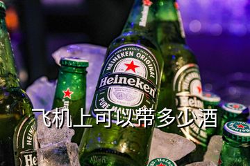 飛機上可以帶多少酒