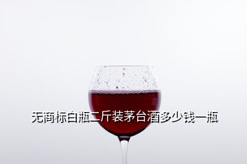 無商標白瓶二斤裝茅臺酒多少錢一瓶