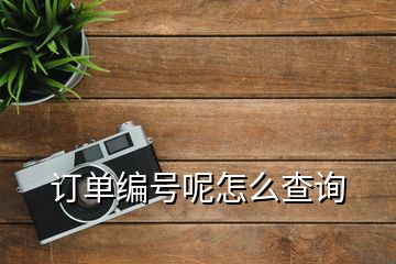 訂單編號呢怎么查詢