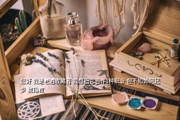 您好 我是老酒收藏者 我想把它當(dāng)作1種職業(yè) 但不知如何起步 就指教