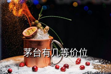 茅臺有幾等價位