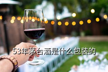 53年茅臺(tái)酒是什么包裝的