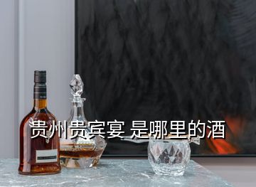 貴州貴賓宴 是哪里的酒