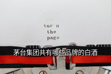 茅臺(tái)集團(tuán)共有哪些品牌的白酒