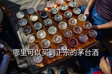 哪里可以買(mǎi)到正宗的茅臺(tái)酒