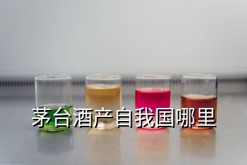 茅臺(tái)酒產(chǎn)自我國(guó)哪里