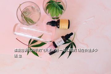 誰能告訴我20年的飛天茅臺酒 一箱12瓶的 現(xiàn)在價值多少錢 急