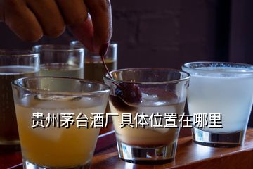 貴州茅臺(tái)酒廠具體位置在哪里