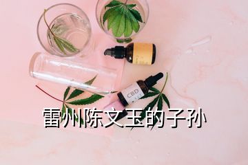 雷州陳文玉的子孫