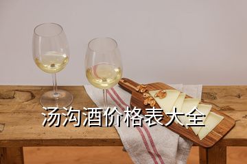 湯溝酒價格表大全