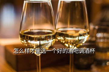 怎么樣才能選一個(gè)好的酒吧調(diào)酒杯