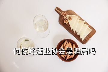 何俊峰酒業(yè)協(xié)會(huì)是騙局嗎