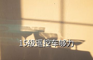 15級(jí)遙控車夠力